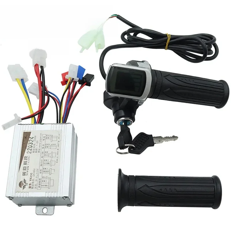 AliExpress NONE Electric Bike Bicycle Scooter Accessories Motor Brushed Controller & Throttle Twist Grip 24V 36V 48V 250W 350W 500W 1000W