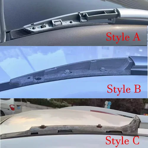 Imagen 2 del producto Cubierta de portaequipajes para Nissan Qashqai Rogue Sport J11 2014 ~ 2021 2015, 2016 2017 2018 2019 2020 accesorios de carcasa embellecedora, parte de barra de equipaje