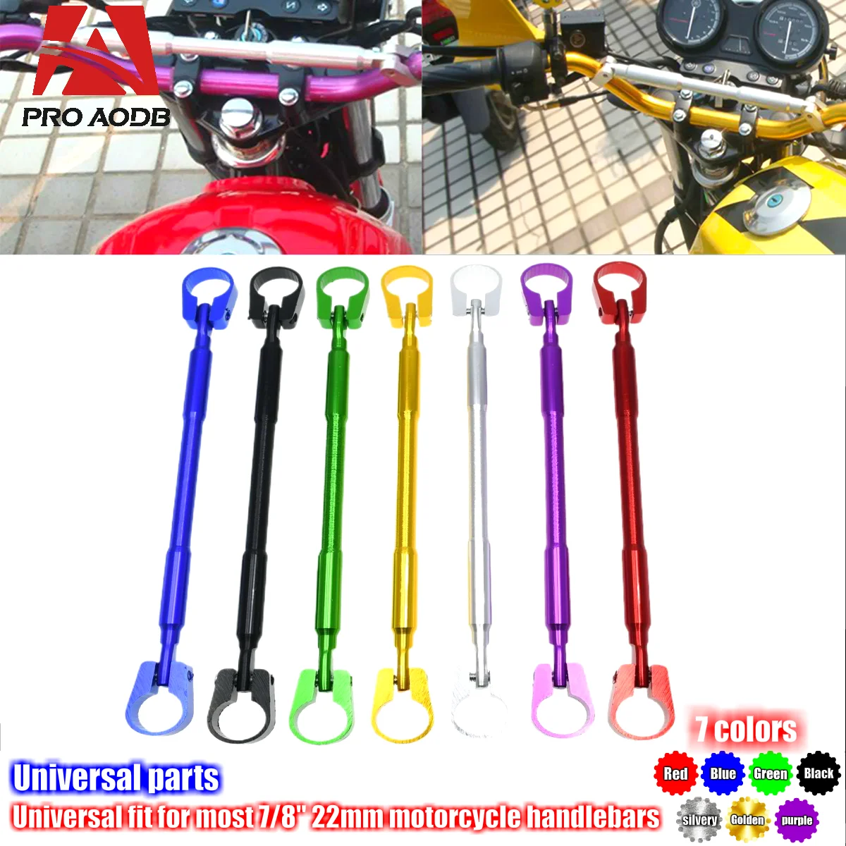 

Handlebar Balance Cross Bar Lever for Dirt Bike Applicable to Most 7/8" 22mm Handlebar Steering Wheel with Superior Strength