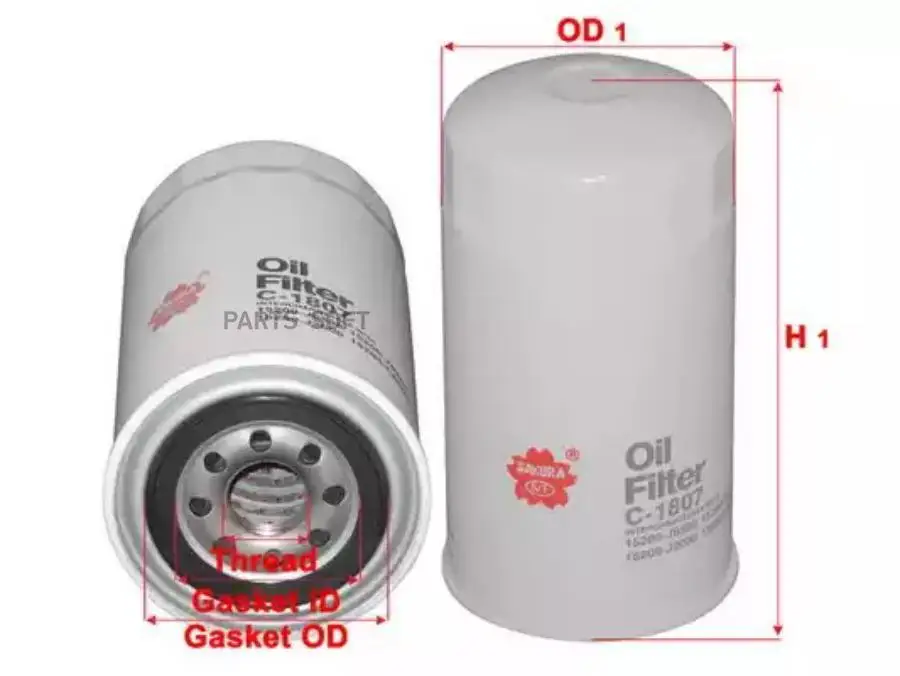 ¿Qué es el filtro de aceite SAKURA C1807 y por qué es una excelente opción?