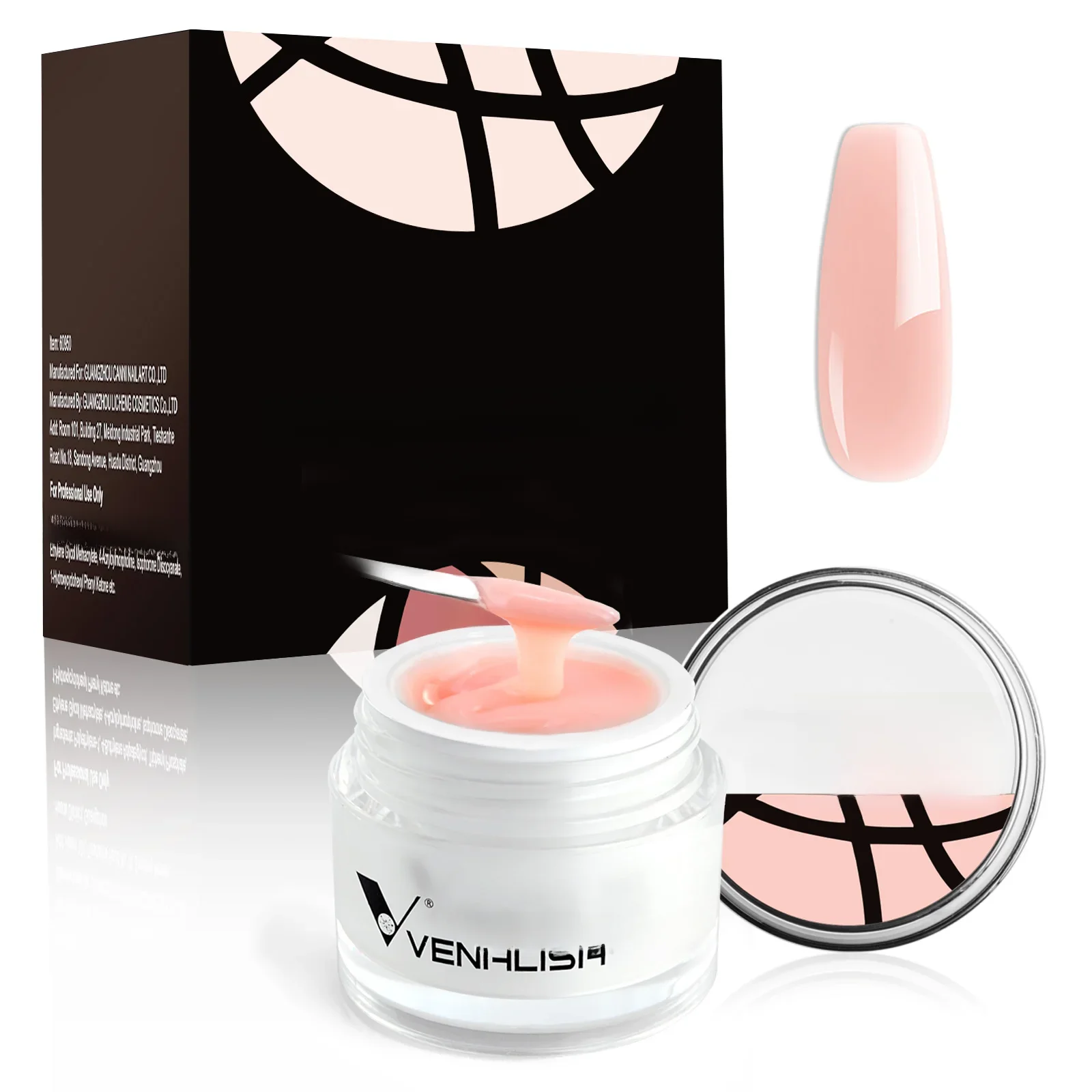 50 ml VENALISA Builder UV-Konstruktionsgel Gelee Gel Nude Skin Collection Nagelform Halten Sie den Nagel C Arc Soak Off UV LED Camouflage Gel