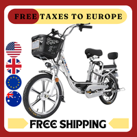 Adult Electric Bicycle 18 Inch 350W 48V 80KM Two Wheel Electric Bikes With Cruise Control System Smart Electric Bike For Adults