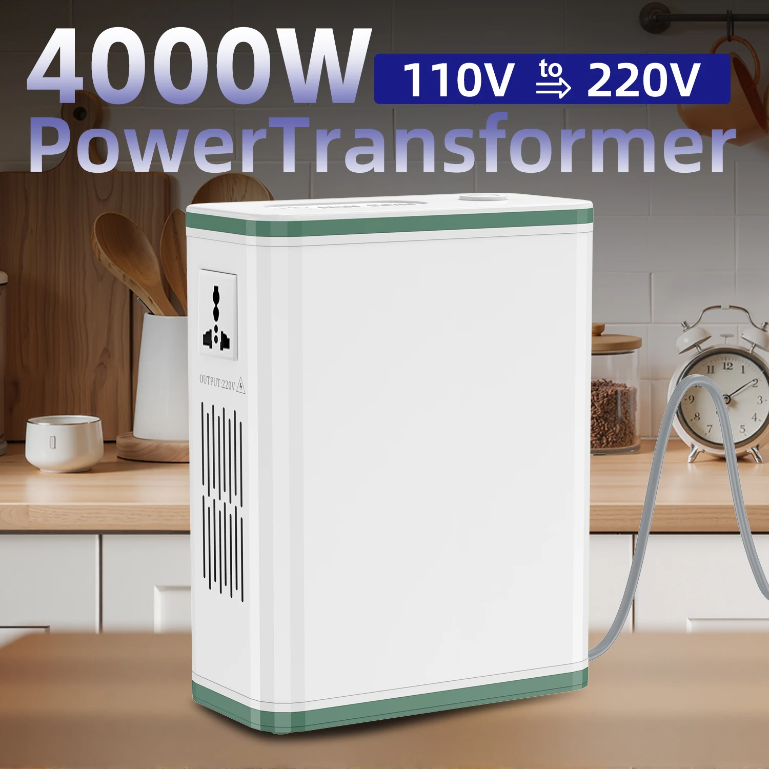 MANDONG Voltage Conversion Transformer, 4000W High-Power 110V/220V Step-Up/Step-Down Transformer, CE Certified Voltage Converter