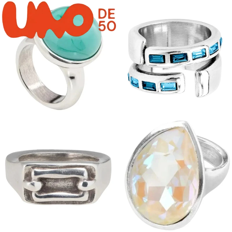 

Elegant UNOde50 2025 Ring, Silver Plated S925 & 14K Gold Plated, Luxurious Feel, Stylish Upgrade, Cost-Effective