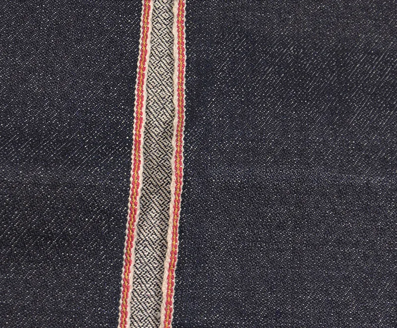 13.7oz Diamond Twill Raw Selvedge Denim Fabric Manufacturers Jacquard Self Edge Denim Jeans Cloth By The Yard Wholesale W281321