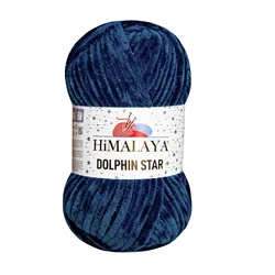 Himalaya Dolphin STAR * Glitter Yarn Velvet Chenille Soft Lurex Sparkle Shine Bulky Thick Knitting Crochet Amigurumi Mink Alize