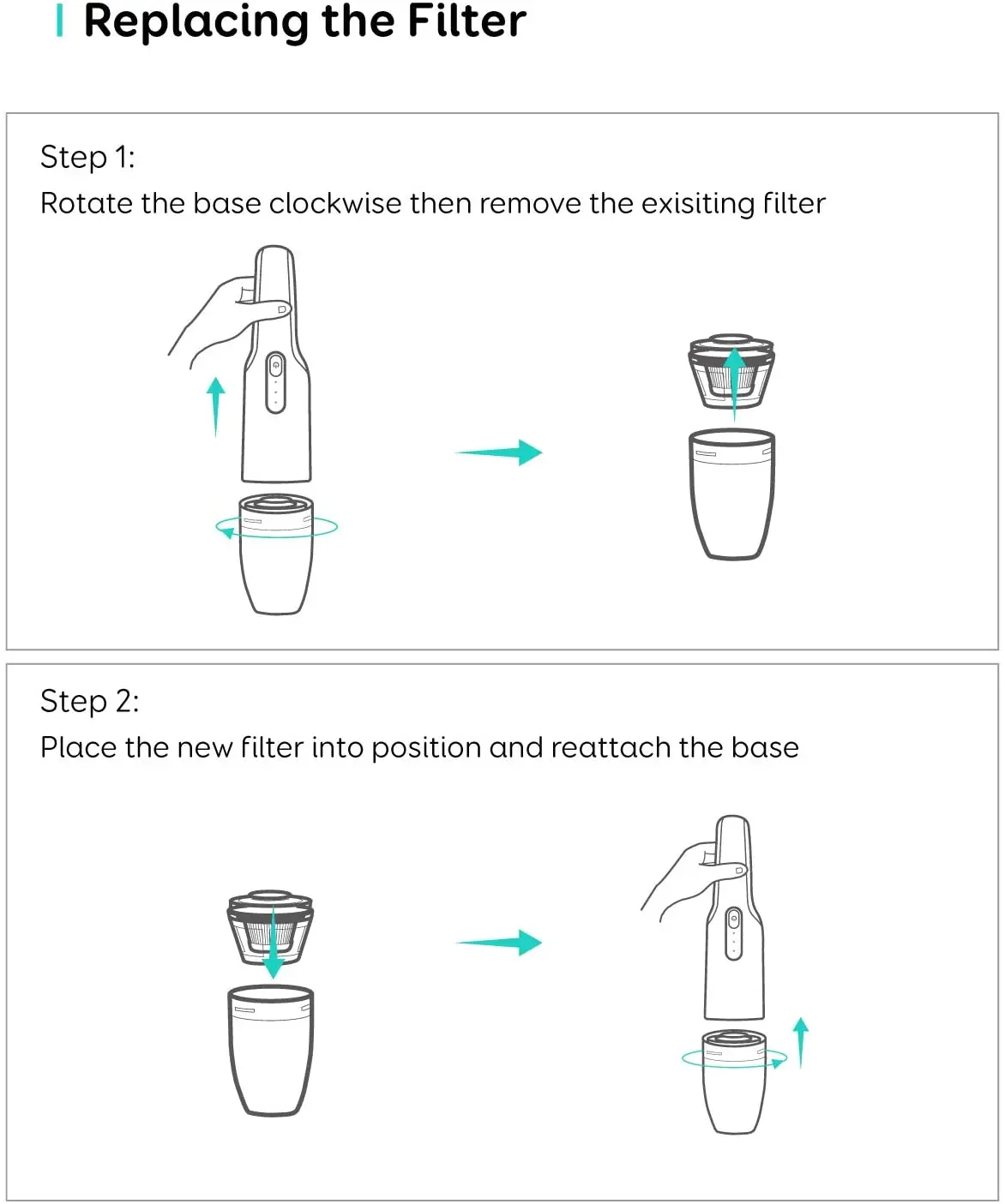 Substituição hepa filtro kit para anker eufy homevac h11/h11 puro sem fio handheld aspirador de pó peças