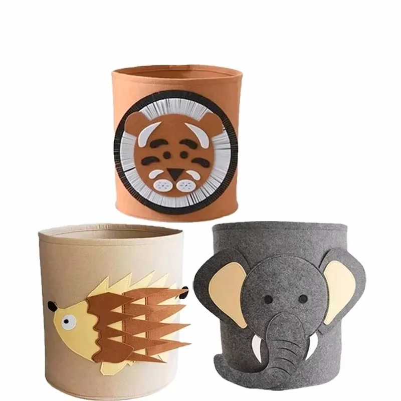 1/2/3/5PCS Baby Opslag Mand Panda Dinosaurus Cartoon Vilt Organisator Wasserij Vuile Kleren emmer Speelgoed Opbergdoos Cadeau-ideeën