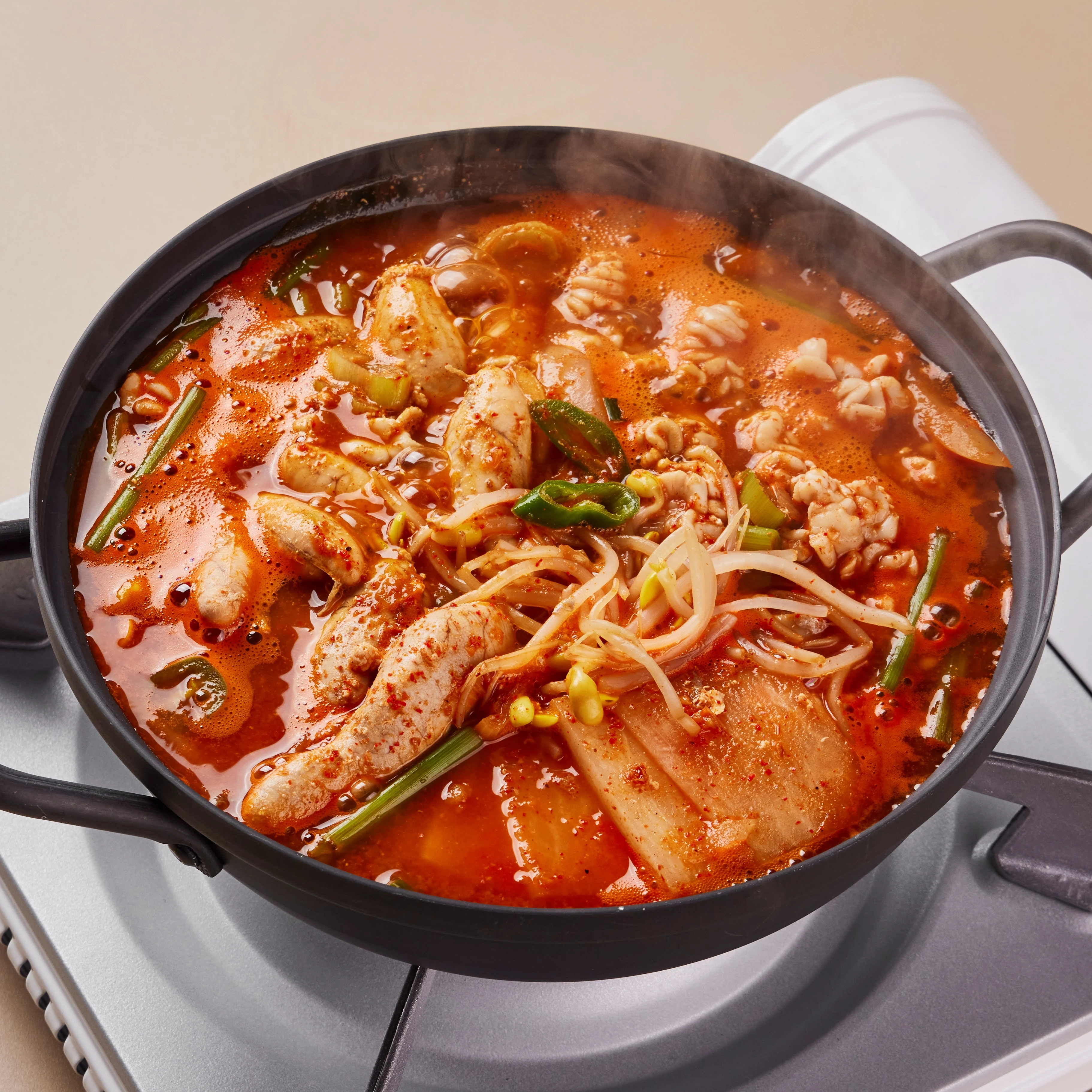 Cooksomssi-Kit de comida para acampar, 2 porciones, para sopa de pescado, cáscara de pescado, Altang