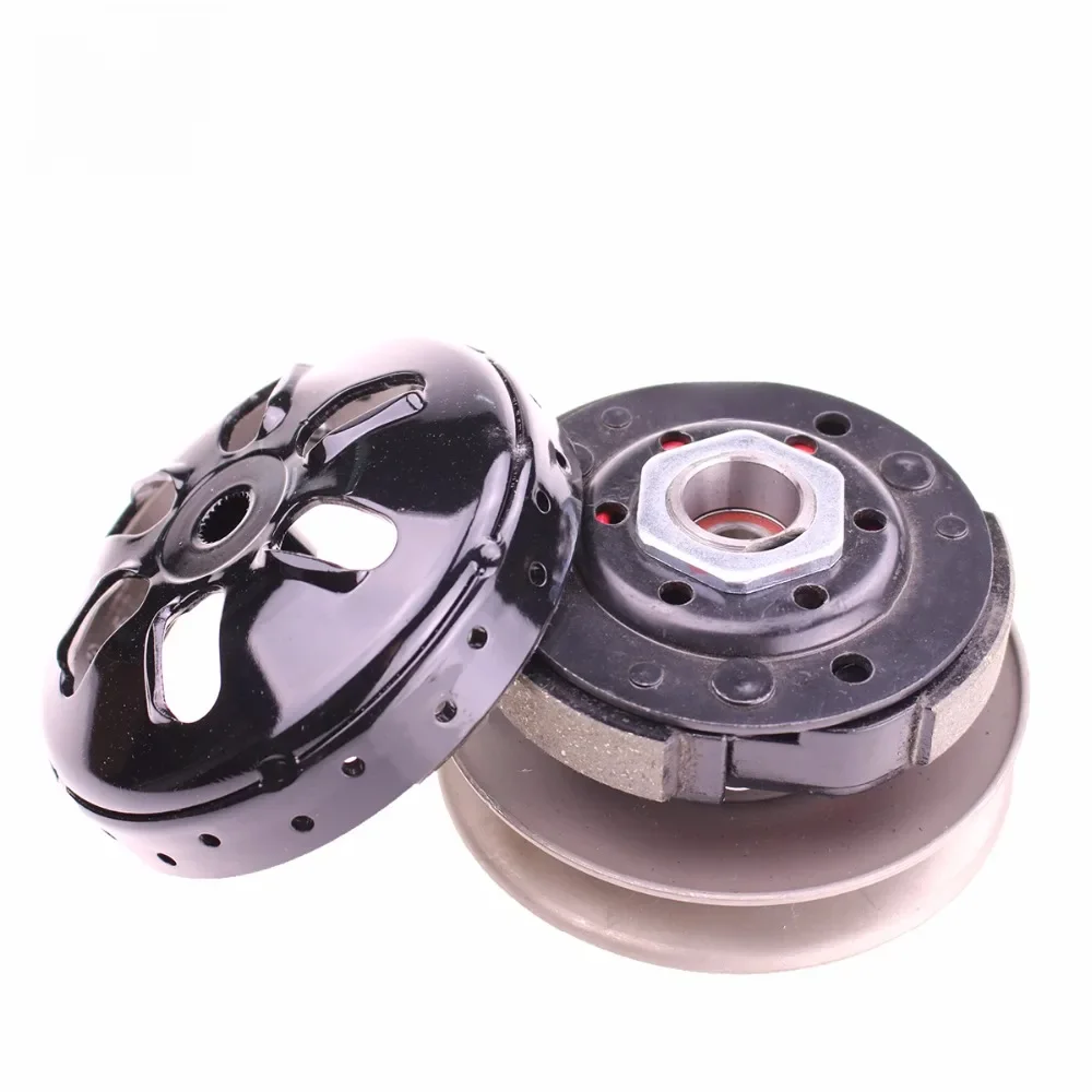 Glixal Wysokowydajne sprzęgło wyścigowe z dzwonkiem sprzęgła do silnika GY6 49cc 50cc 139QMA 139QMB Skuter Motorower ATV Go-Kart — zdjęcie 2