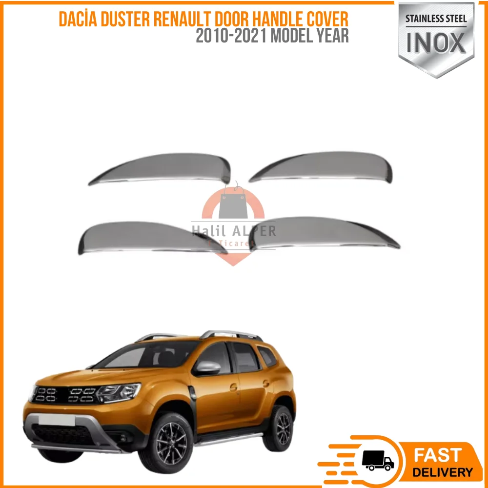 

Крышка для дверной ручки Dacia Duster Renault, Аксессуары для автомобилей Renault Dacia Duster 2010 2021, нержавеющая сталь