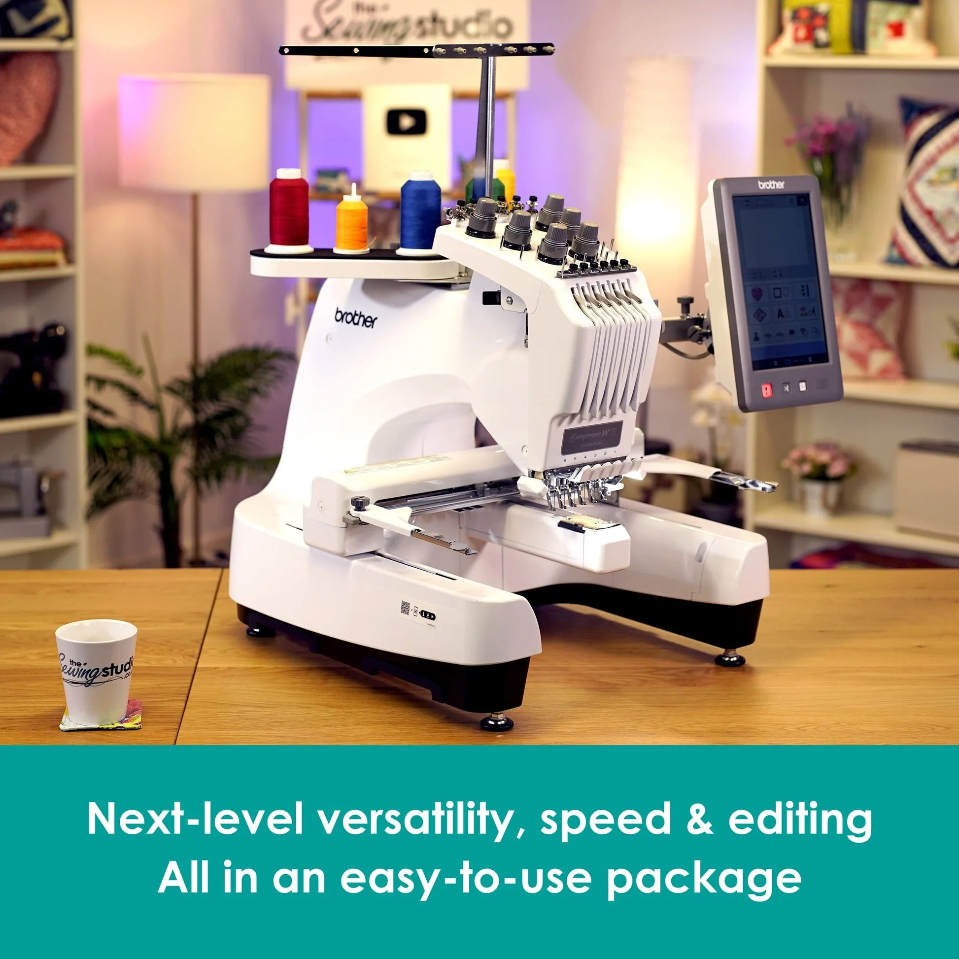 BRAND NEW 8-needle cap and garment embroidery machine with 7
