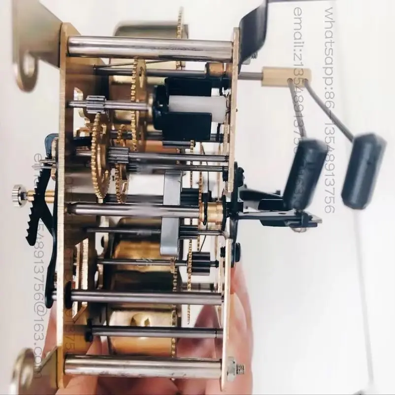 

Old-Fashioned Mechanical Winding Floor Clock Wall Clock Table Full Copper Clock Movement Accessories 31 Days 15 Days
