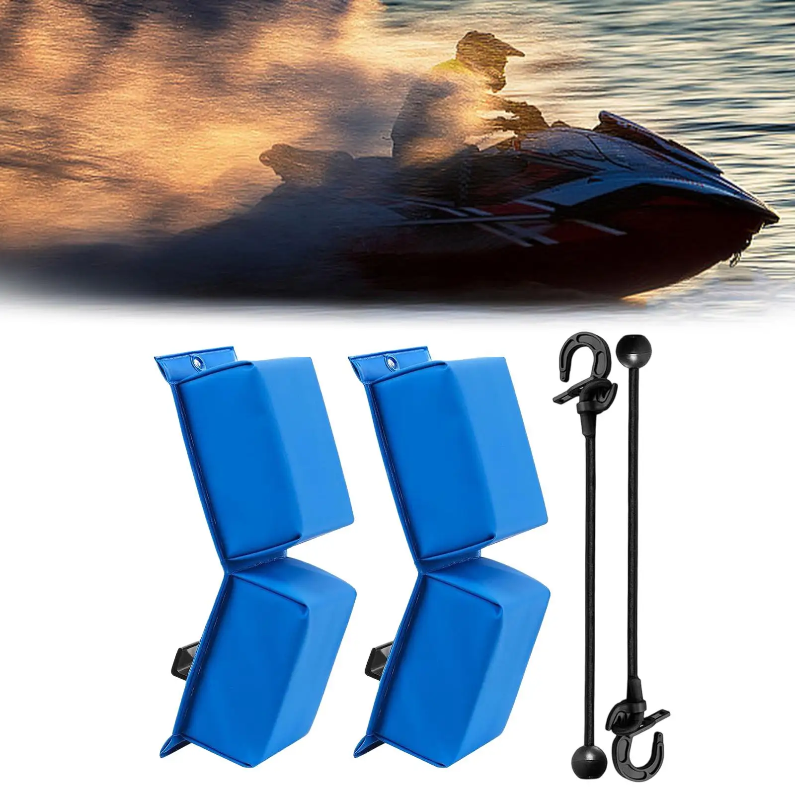 

Fender Bumper Motorboat Bumpers for Docking Folding Protect Boat Bumpers,PWC Bumper for Docking Docking Convenient Blue
