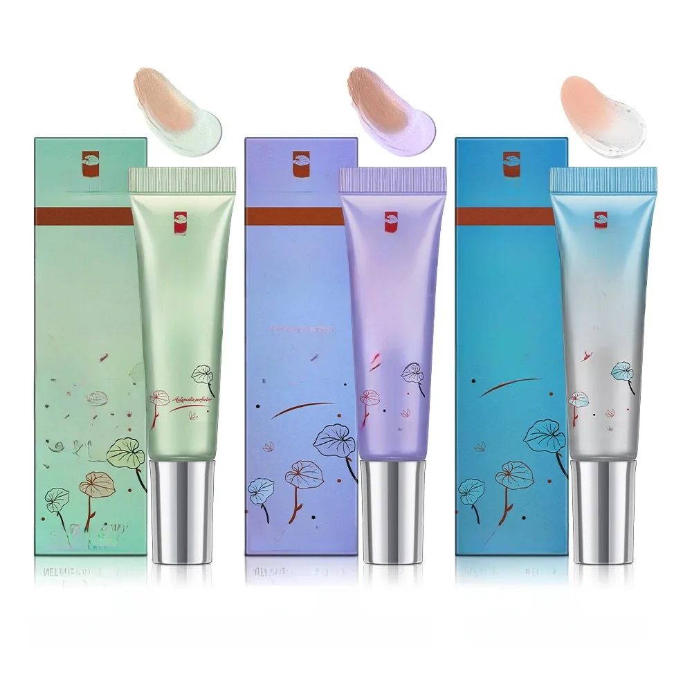 3 stks CC Crème Kleur Veranderende Vloeibare Foundation Centella Koreaanse Hoge Dekking Foundation Foundation Crème voor Gezichtsbasis Make-up - afbeelding 2