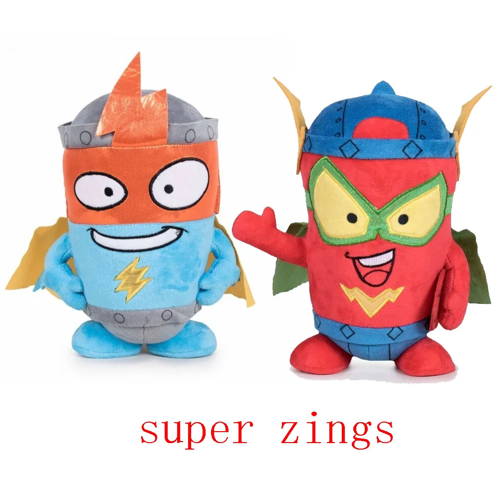 Plush super zings, plush super soft 20-30cm,play by play.