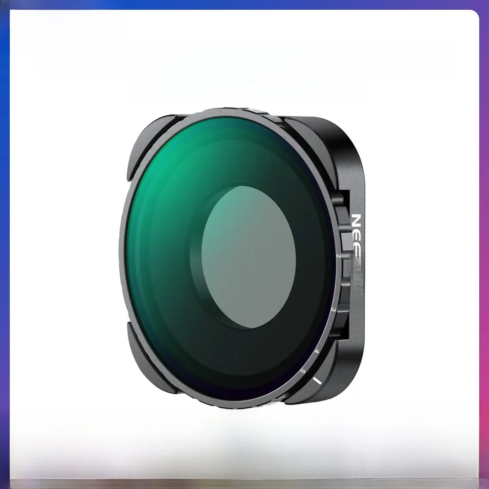 NEEWER Filtr ND z regulacją przysłony ND4-ND32, 2-5 stopni, z powłoką HD Multicoated i szkłem optycznym HD do GoPro 9 10 11 12 13 — zdjęcie produktu 7