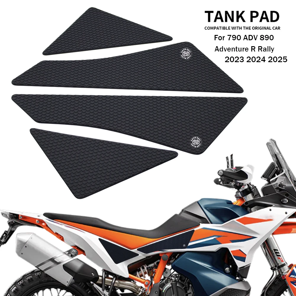 

New 2025 For KTM 790 ADV 890 Adventure R Rally 23- Motorcycle Tank Pad Protector Sticker Decal Gas Knee Tank Traction Pad Side