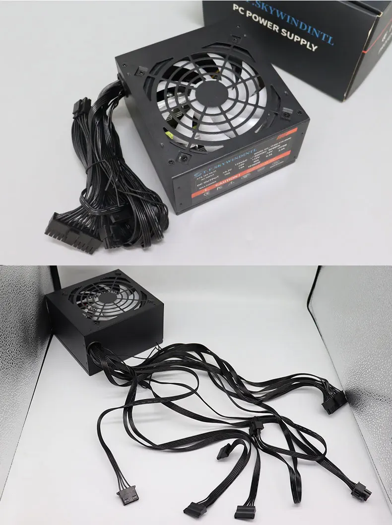 Fonte 500w PSU12V PC-Stromquellen für Büro 500W 24pin ATX Computer-Netzteil PSU 500W PC Gaming Power PC Gamer Quellenspiel – Detail 12