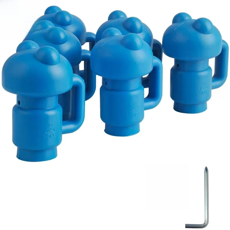 Bouchons de poteaux de boîtier de Trampoline avec vis, diamètre 0.98/1.26/1.5 pouces, étanche, Durable, sécurité, pièce de rechange pour loisirs, crochet en filet, 6 pièces
