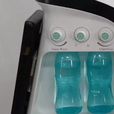 

Intelligent Ice Blue Skin Management System – Hydro Facial Device For Wrinkle Reduction And Skin Care