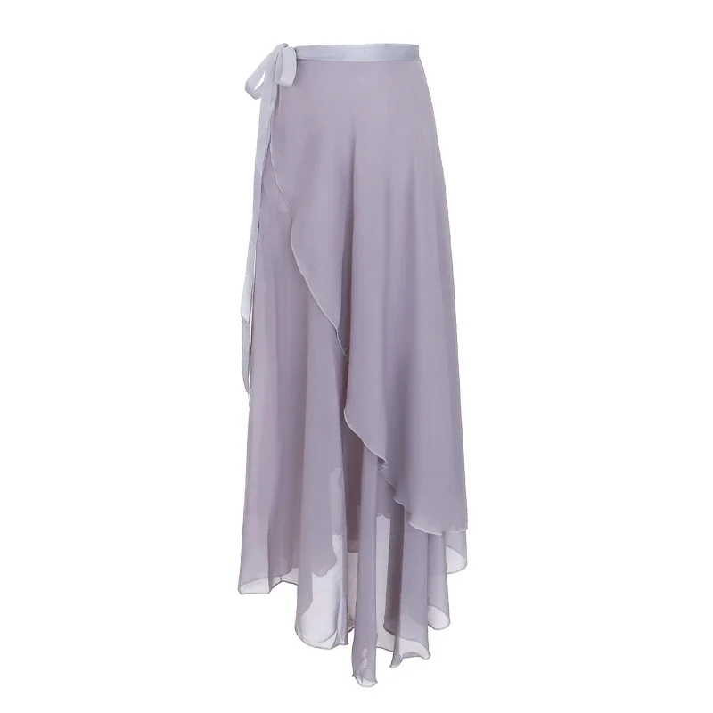 TOVEKIN adultes longues jupes de ballet en mousseline de soie femmes lyrique robe de ballet douce noir bordeaux marine rose blanc costumes de danse de ballet