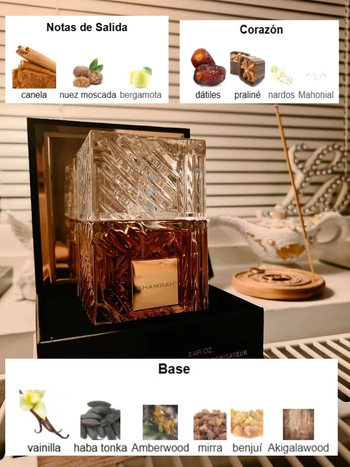 

Khamrah Lattafa Perfumes para Hombres y Mujeres 100ml/3.5oz Intense perfume, 100 ml (3.4 fl oz), brand new in box, perfect gift.