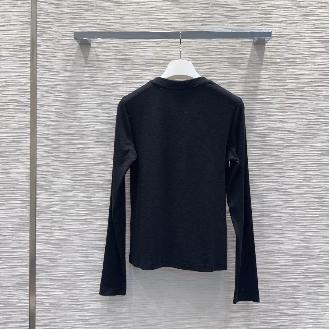 

2052 Новый и удобный ранний осенний свитер в консервативном стиле с круглым вырезом и короткими рукавами с бантом