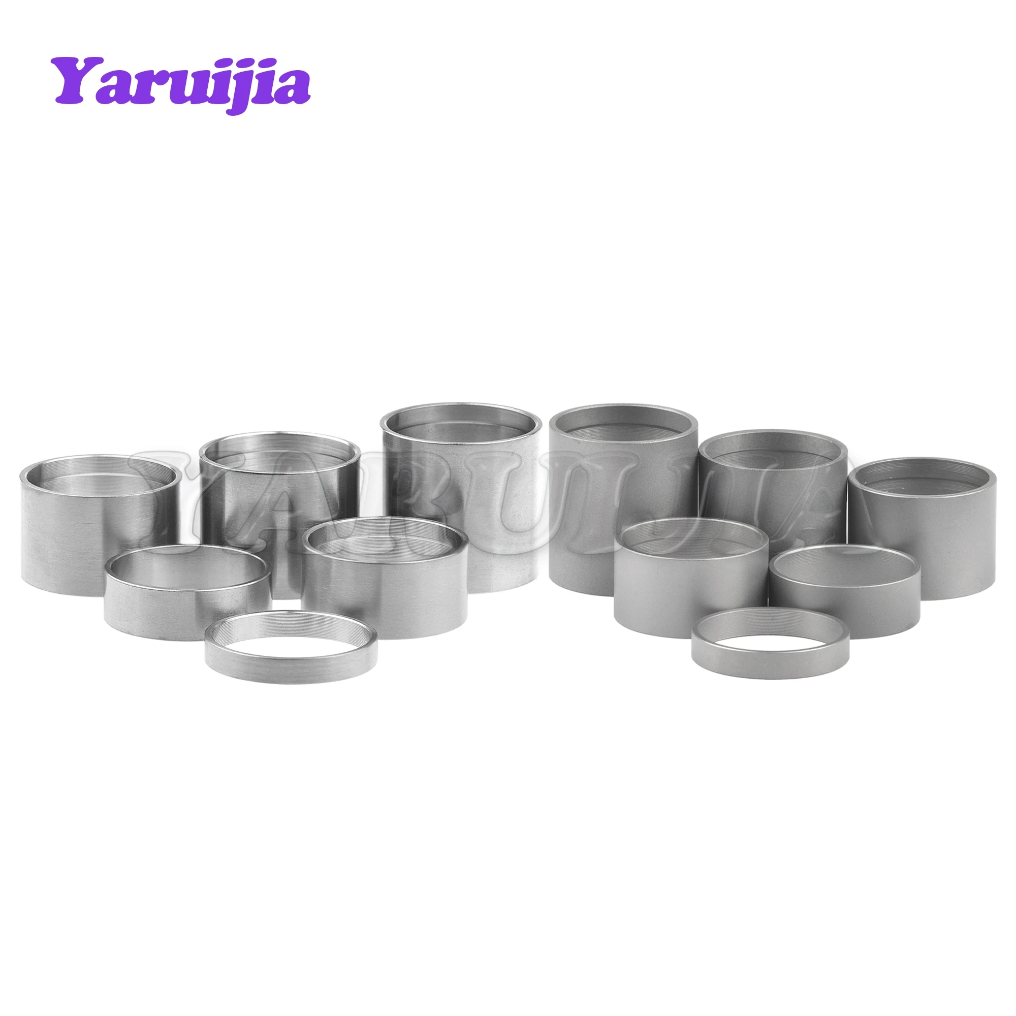 Yaruijia Titanium Bicycle Headset Spacer Washers 1-1/8\