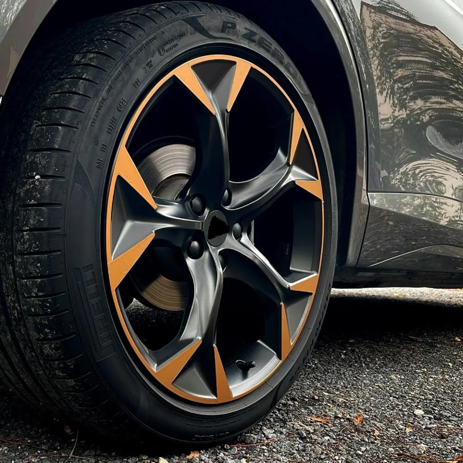 Cupra Formentor Wheel Rim Cover Sticker Set (For 4 Wheel Rims) - High Quality Vinyl, Self-Adhesive Long-Lasting Water-Resistant