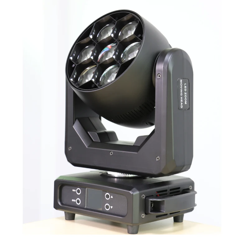 

0 TAX 4X New Arrival Zoom LED Moving Head Light 7X40W RGBW Lyre LED Stage Moving Head Beam Wash Lights For Wedding Event Rental