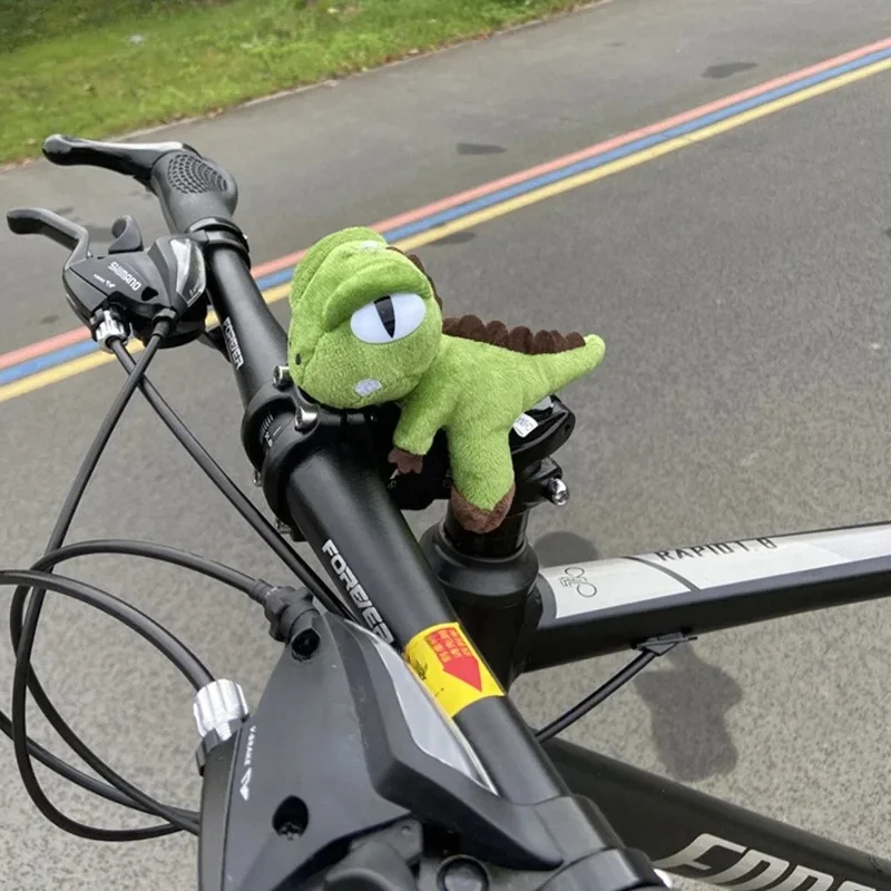 AliExpress MOONBIFFY Dinosaur Bicycle Handlebar Ornaments Stuffed Plush Animal Bike Motorcycle Handle Bicycle Decoration Accessories for Kid Adult