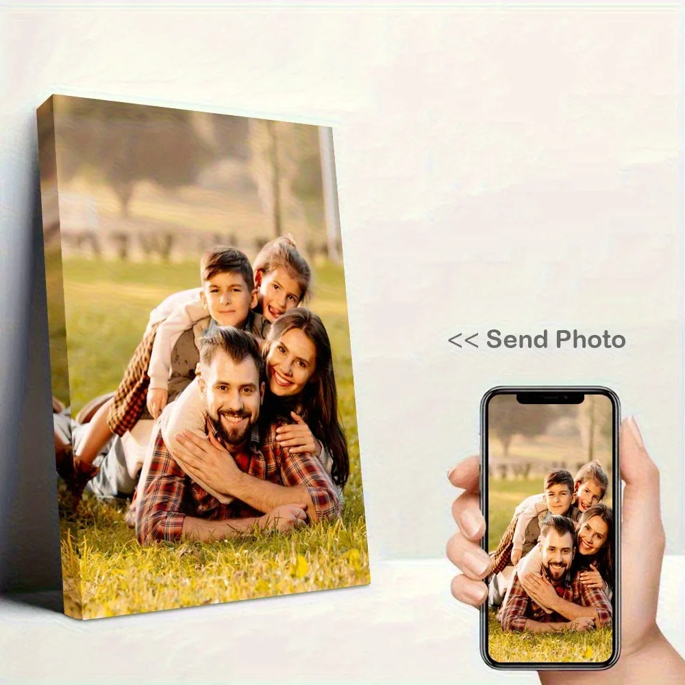 [2d Flat] A Customizable Wooden Frame Artwork—vividly Printed, Waterproof And Fade-resistant, Perfect For Decorating Your Bedroo