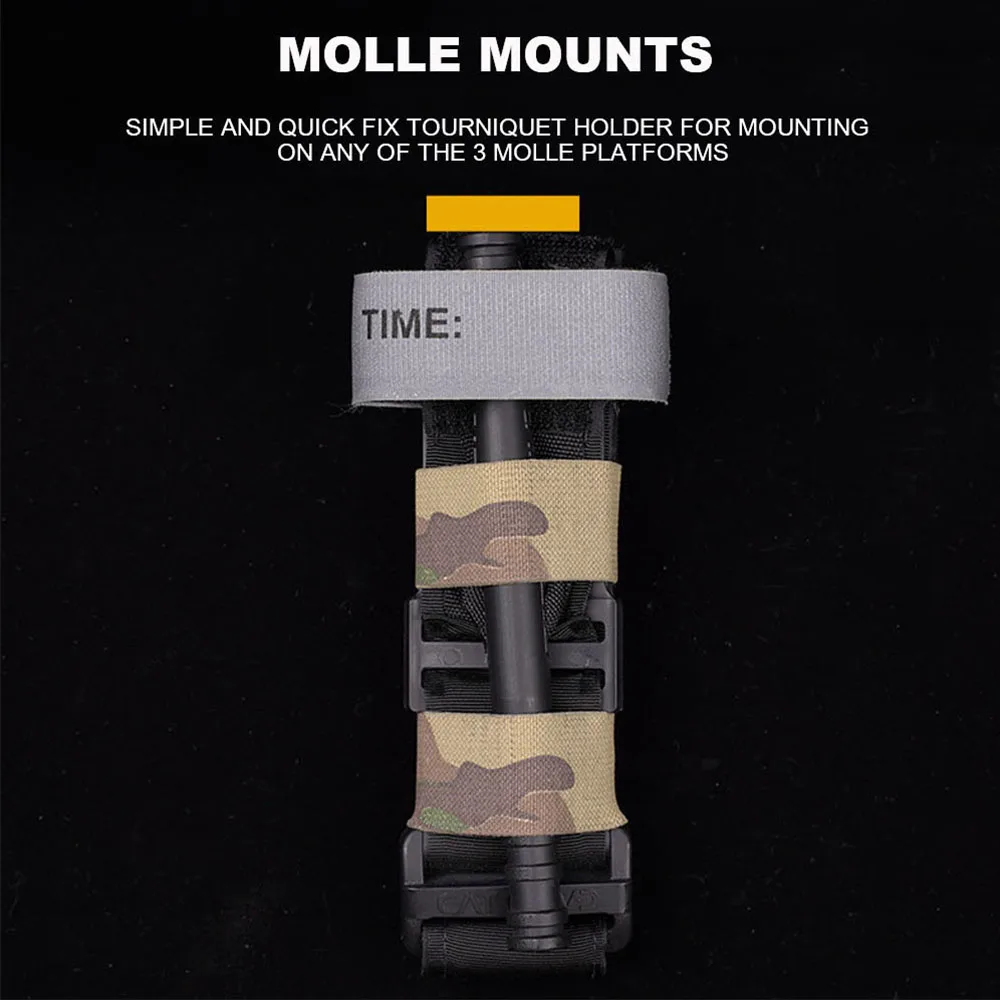 حامل عاصبة تكتيكي حامل مولي قفل الطوارئ IFAK مجموعة أدوات طبية منظمة لحقيبة الاحتفاظ SOF-T/C-A-T TQ #2