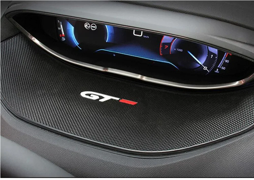 Tapis antidérapant pour écran de tableau de bord, couverture pour Peugeot 3008 GT 2016 2017 2018/5008 GT 2017 2018