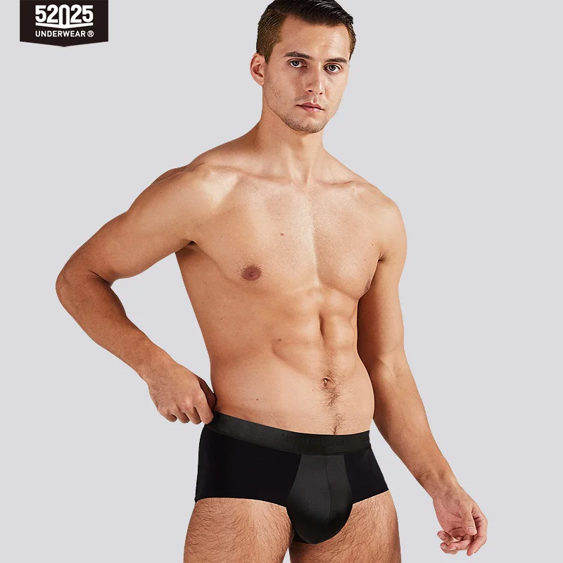 52025 Men Briefs Premium MicroModal Silk Pouch Comfortable Eco-friendly Breathable Briefs Men Slips Luxe Underwear Sexy Briefs