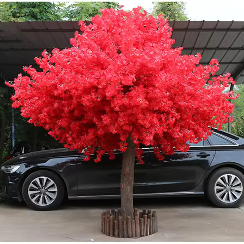 

High-end artificial flower decoration: cherry blossom tree, peach blossom tree, wishing tree - wedding, party, photo props
