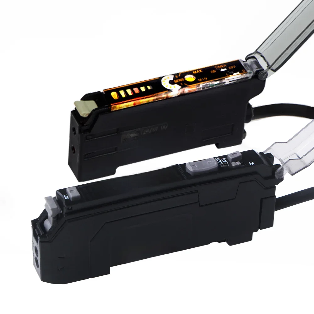 Wzmacniacz czujnika światłowodowego GTRIC wysoka precyzja 10-30V DC 3-przewodowy NPN PNP NA11 cyfrowy wyświetlacz optyczny przełącznik fotoelektryczny — zdjęcie produktu 7