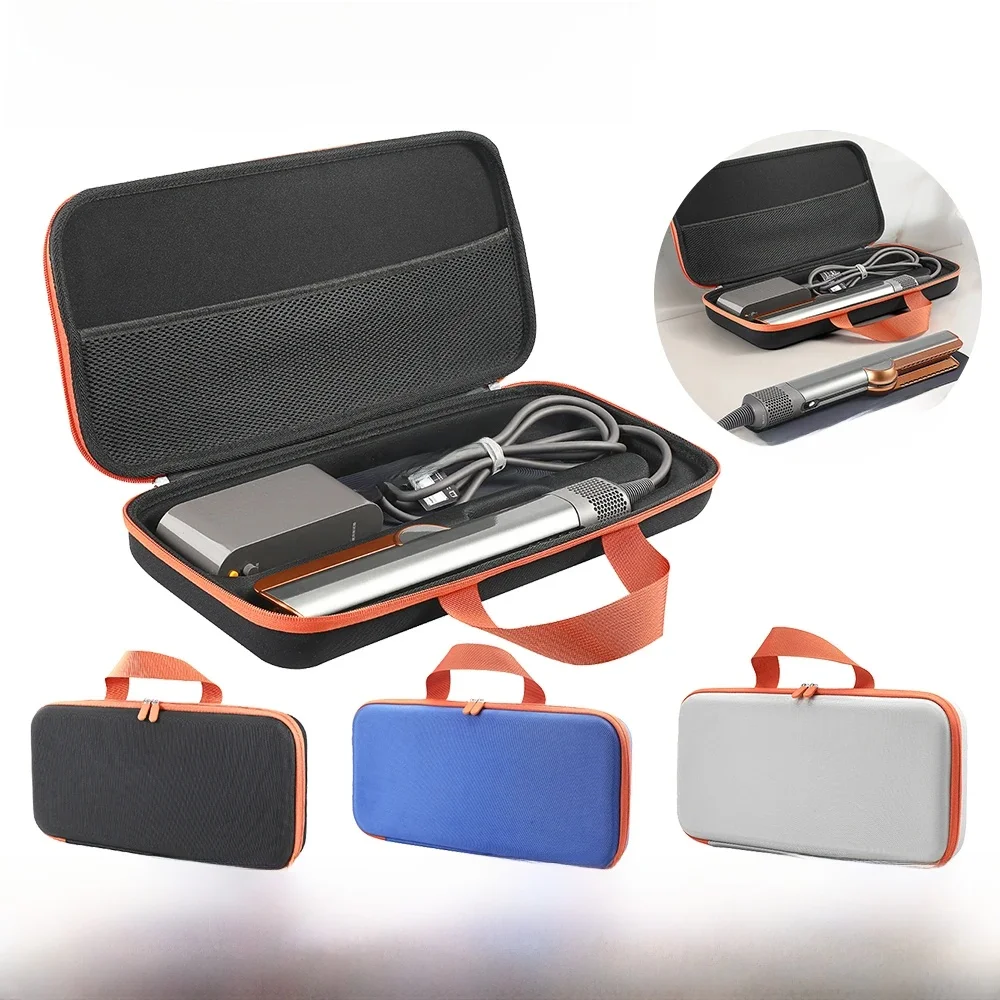 Étui de transport rigide anti-rayures pour lisseur Dyson Airstrait HT01, avec sac en filet, pour cheveux Corrale HS03