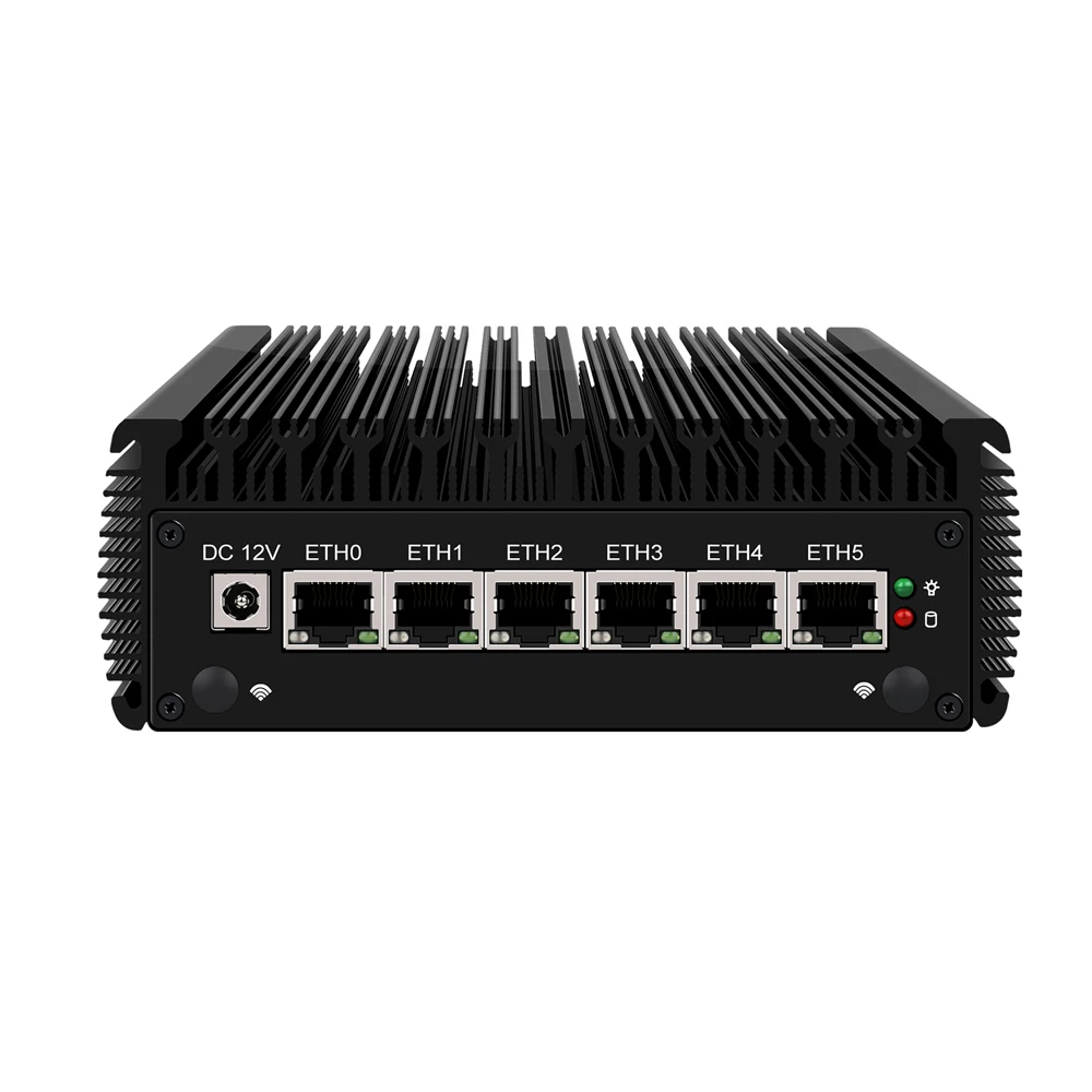 HUNSN Micro aparelho firewall, Mini PC, pFsense, Mikrotik, Intel I5 I7, RJ07, OPNsense, Ângulo, VPN, Roteador PC, AES-NI, 6LAN, COM, HD