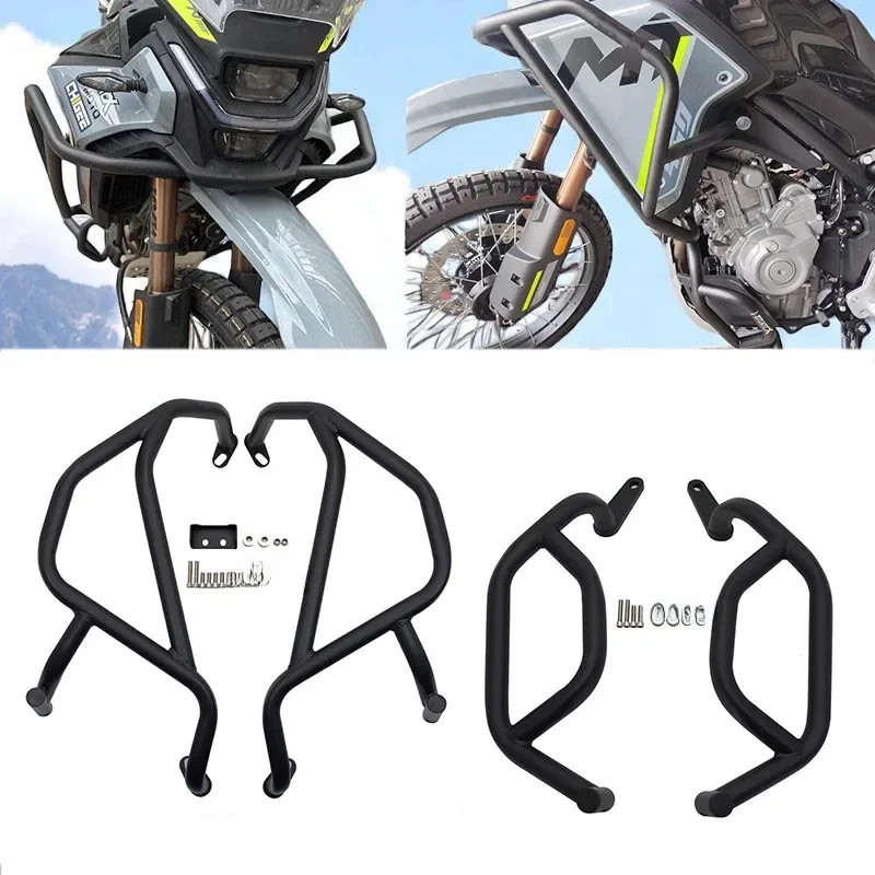 Voor CFMOTO 450MT 450MT MT450 2024 2025 Motorfiets Frame Bumper Anti-Crash Bar Anti-Val bescherming Kit Motor Beschermhoes - afbeelding 2