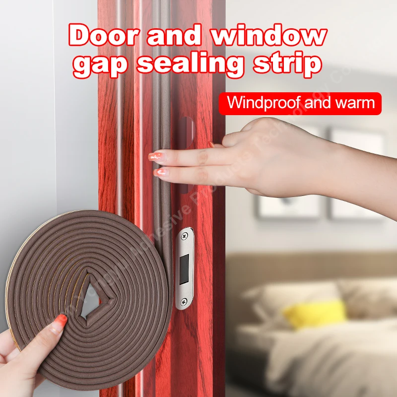 Doors Windows Seal Strip Anti-UV Weather Resistance Anti-oxidation Elasticity Sealing Strip Tape Insulation Rubber Weatherstrip