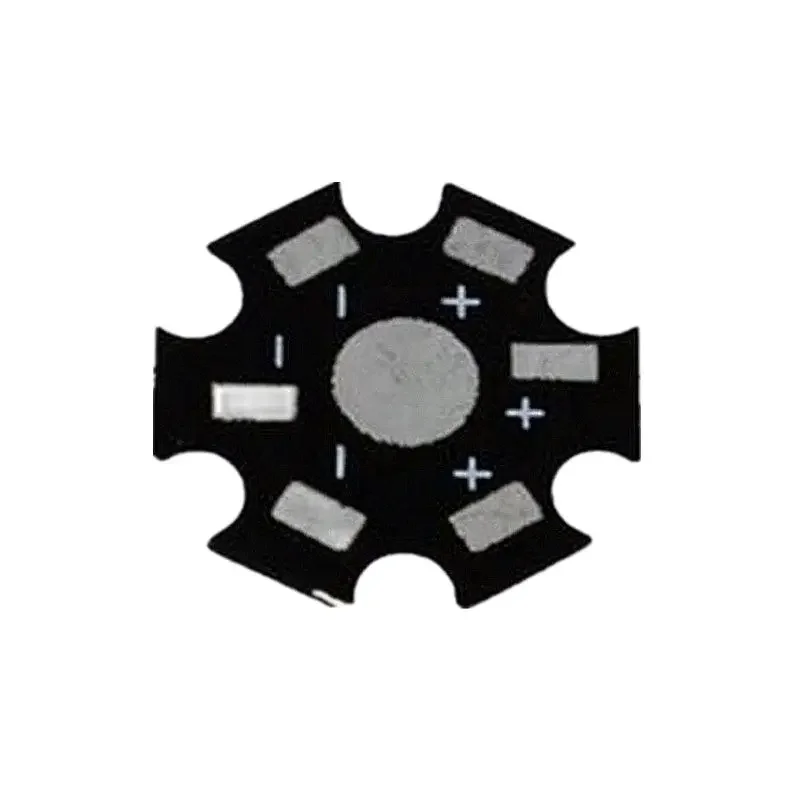 100 szt. Radiator 1W 3W 5W dioda LED dużej mocy PCB aluminiowa płyta podłoże gwiazda radiator — zdjęcie 2