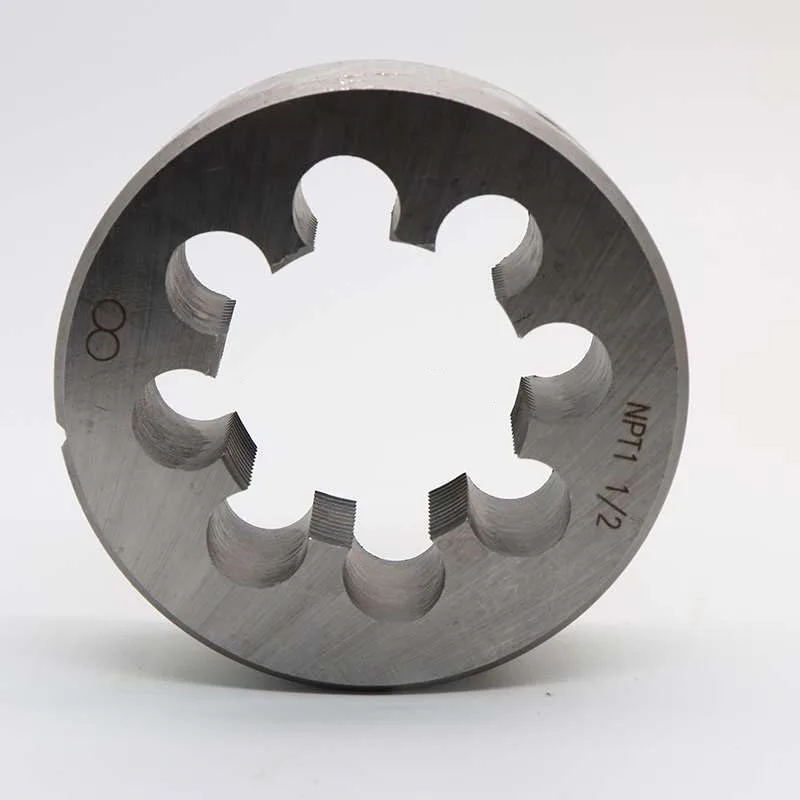 NPT Round Shape Pipe Thread Die 1/16 1/8 1/4 3/8 1/2 5/8 3/4 7/8 1