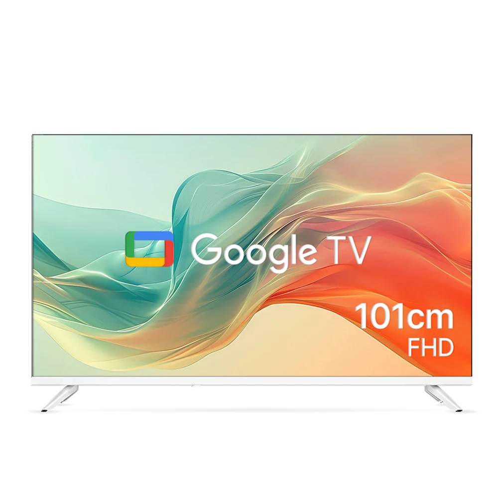 With life Smart 40 inch TV White Edition Google FHD High Definition TV