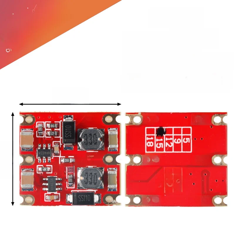 DC ± 5V 12V 15V do 7-50V podwójny moduł obniżający DC-DC Step-Down przetwornica moduł Buck 300mA moduł zasilania — zdjęcie 2