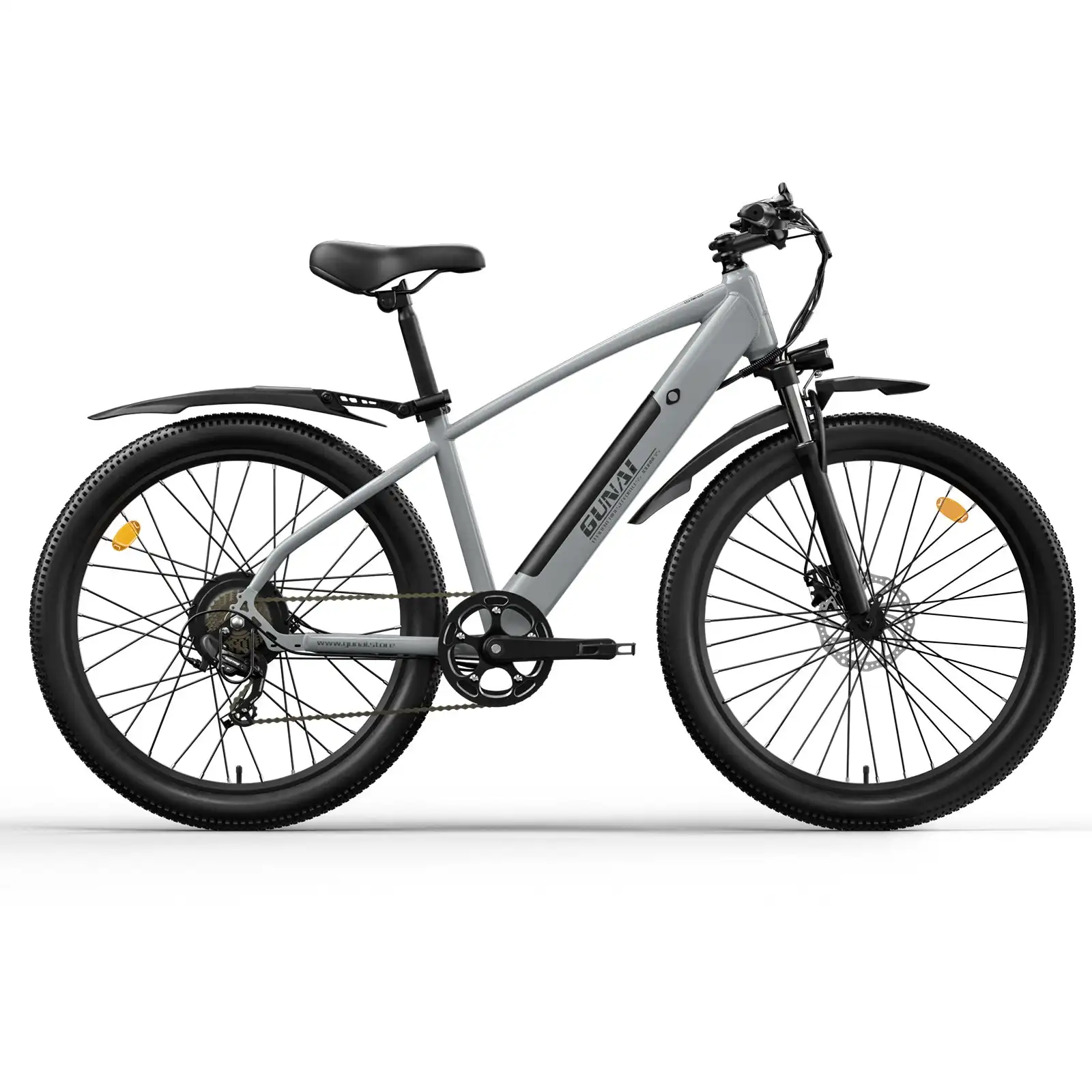 AliExpress GUNAI GN27 Electric Bike for Adult,27.5Inch Tire Mountain Bike Commuter City Ebike with Bafang Motor and 48V 10.4AH Battery
