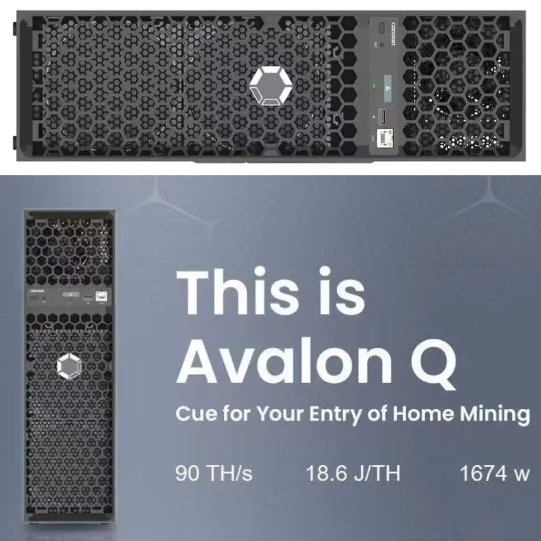 

А. ЛУЧШАЯ ПОДБОРКА: КУПИТЕ 3, ПОЛУЧИТЕ 2 БЕСПЛАТНО. Майнер Canaan Avalon Q 90TH/s SHA-256 для биткойнов, энергоэффективный и малошумный, для домашнего использования.