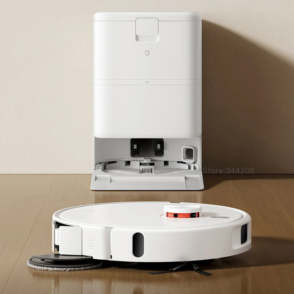 Робот-пылесос XIAOMI MIJIA 5C OV42CN 15000Pa Сверхширокая насадка с расширенными краями Домашняя самоочищающаяся машина для стрижки волос