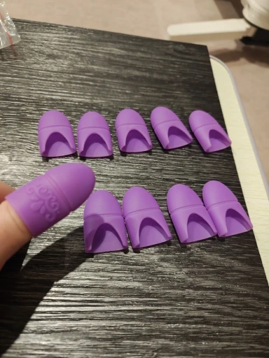 10Pcs Silicone Gel Nail Gel Remover Polish Degreaser Nail Cleaner Wrap Plastic Soak Off Cap Manicure Cleaning Varnish Nail Tools photo review